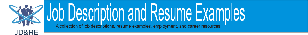 Job Description and Resume Examples