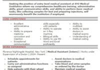 Entry Level Medical Assistant Resume Template