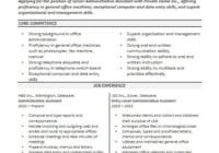 Senior Administrative Assistant Resume Template