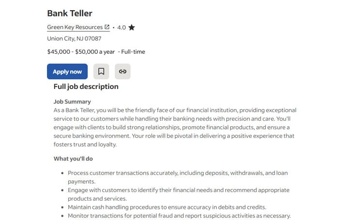 Bank Teller Resume Objective
