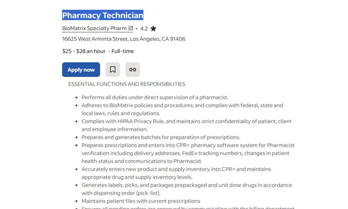 Pharmacy Technician Resume Objective Writing