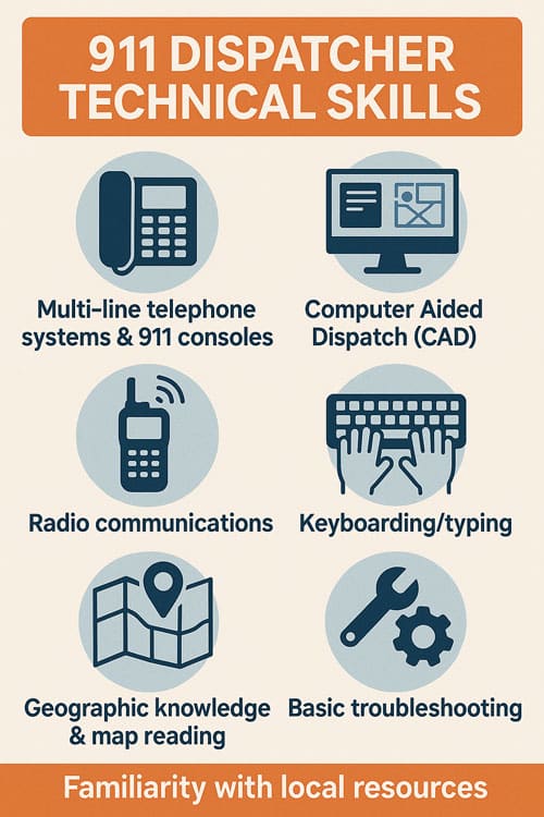911 Dispatcher Technical Skills