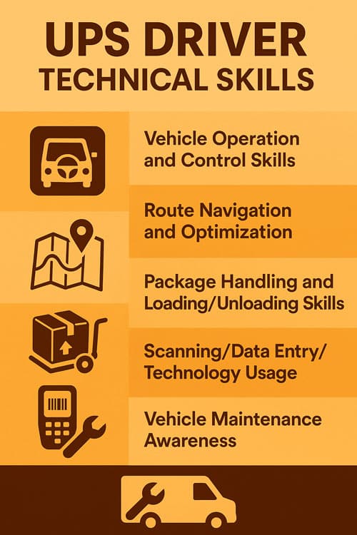 UPS Driver Technical Skills